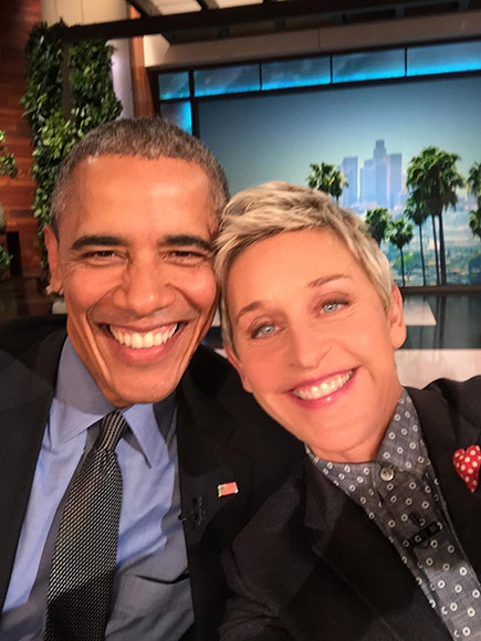 Ellen DeGeneres and Obama, dreamer